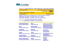 altavista. פעם מנוע החיפוש הפופולרי בעולם